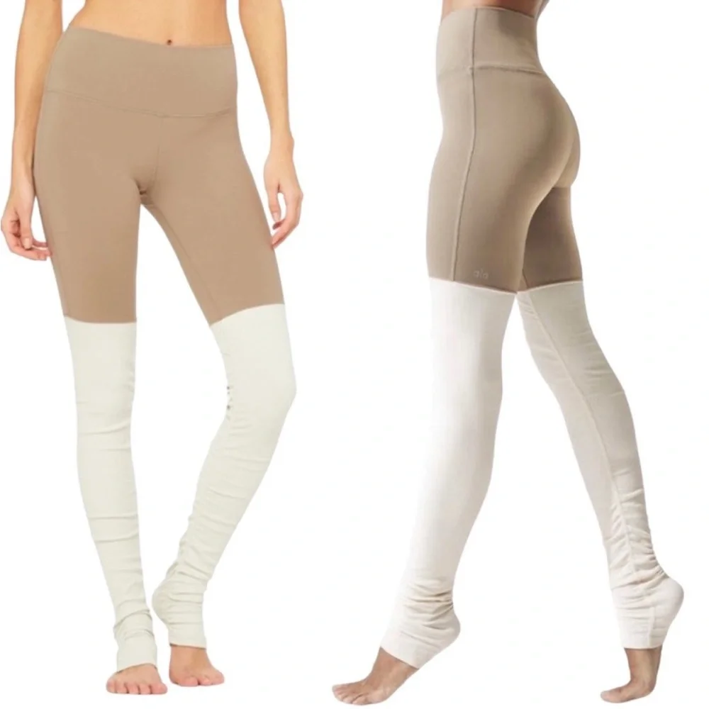 Alo Yoga Goddess Ribbed Leggings Size M - Picture 1 of 10